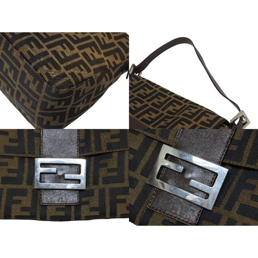 FENDI Zucca Mamma Bucket One Shoulder Hobo bag of brown canvas leather - Picture 8 of 10
